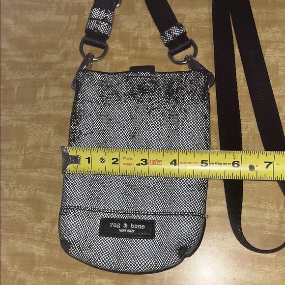 Rag & Bone Snakeskin Crossbody Bag with Black Strap/ preowned - Picture 6 of 12